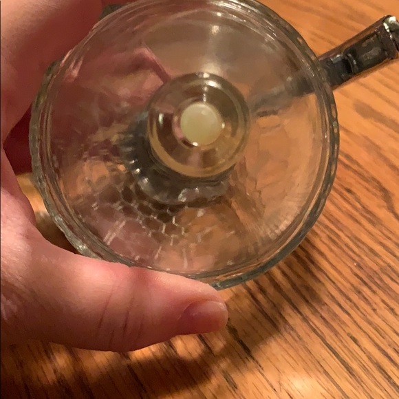 Glass Honeycomb Honey Dripper w base reservoir - Picture 10 of 14